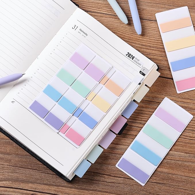 Mr. Pen- Sticky Index Tabs, 360 Pcs, Colorful Sticky Tabs for Notebooks | Page Markers, Page Tabs for Binders, Page Tabs Sticky Tabs for Books, Notebook Tabs, Book Sticky Tabs for Notebooks