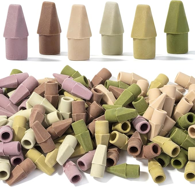 Mr. Pen- Pencil Erasers Toppers, 120 Pack, Colorful, Latex Free, No Smudge | Mr Pen Erasers for Pencils