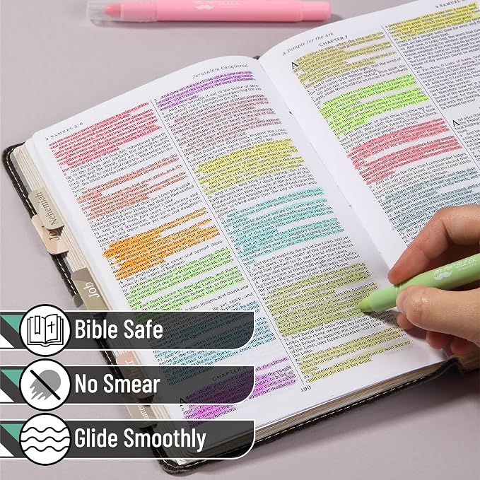 Mr. Pen- No Bleed Gel Highlighters, Vintage Colors, 16 Pack | Bible Highlighters and Pens No Bleed, Bible Markers for Study, Journaling, School Supplies and Accessories