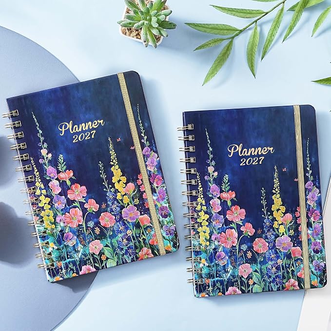 Planner 2027-2027 Planner Weekly and Monthly from January 2027 to December 2027, 6.4'' x 8.5'', with Thick Paper, Inner Pocket