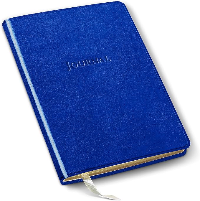 Gallery Leather Journal Notebook - 192 Pages, Softcover, For Men and Women, For Writing, Work & Travel, Handcrafted - Acadia Malibu - 8 x 5.5, Desk Lined