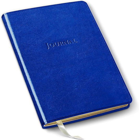 Gallery Leather Journal Notebook - 192 Pages, Softcover, For Men and Women, For Writing, Work & Travel, Handcrafted - Acadia Malibu - 8 x 5.5, Desk Lined