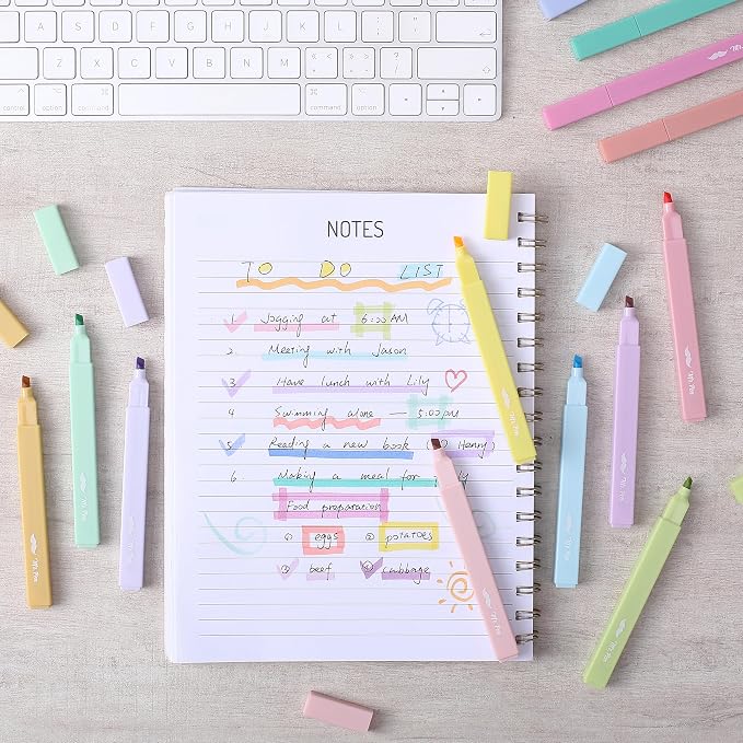 Mr. Pen- Aesthetic Highlighters No Bleed, 16 Pack, Assorted Colors | Chisel Tip, Cute Highlighters Assorted Colors for Journaling, Highlighting, Underlining, Fast Dry, Back to School Supplies