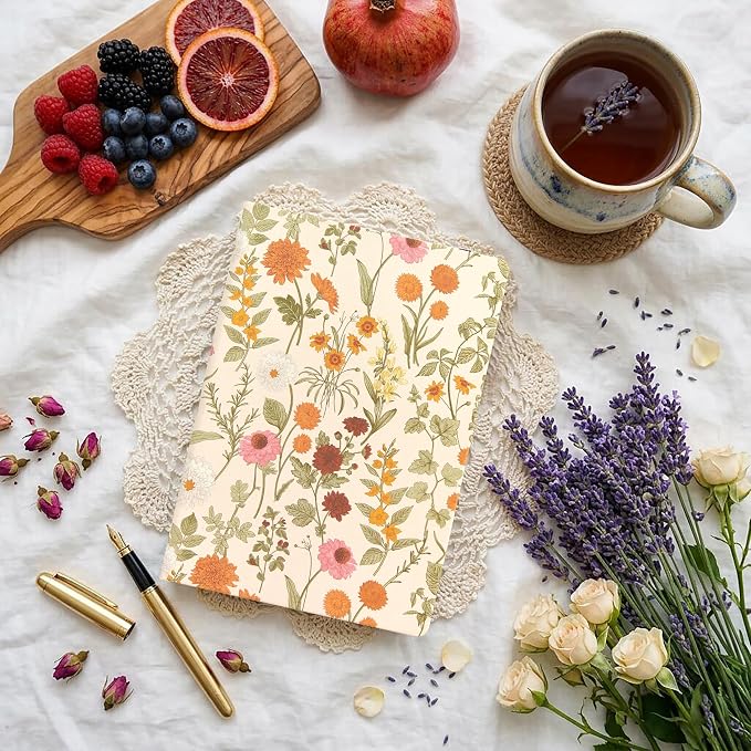 And Per Se Gratitude Journal for Women – 5 Minute Daily Practice with Prompts & Quotes – Undated Mindfulness & Happiness Notebook (Wild Flowers)