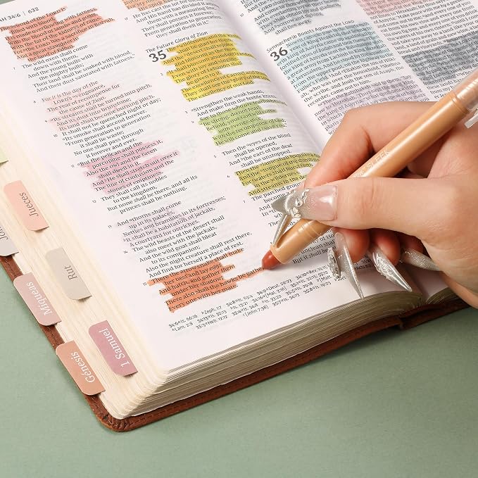 Mr. Pen- No Bleed Gel Highlighters, Soft & Muted Colors, 16 Pack | Bible Highlighters and Pens No Bleed, Bible Markers for Study, Journaling, School Supplies and Accessories