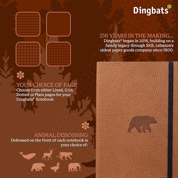 A5+ SC Brown Bear Dotted