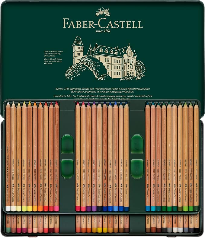 Faber-Castell Pitt® Pastel Pencils - Tin of 60