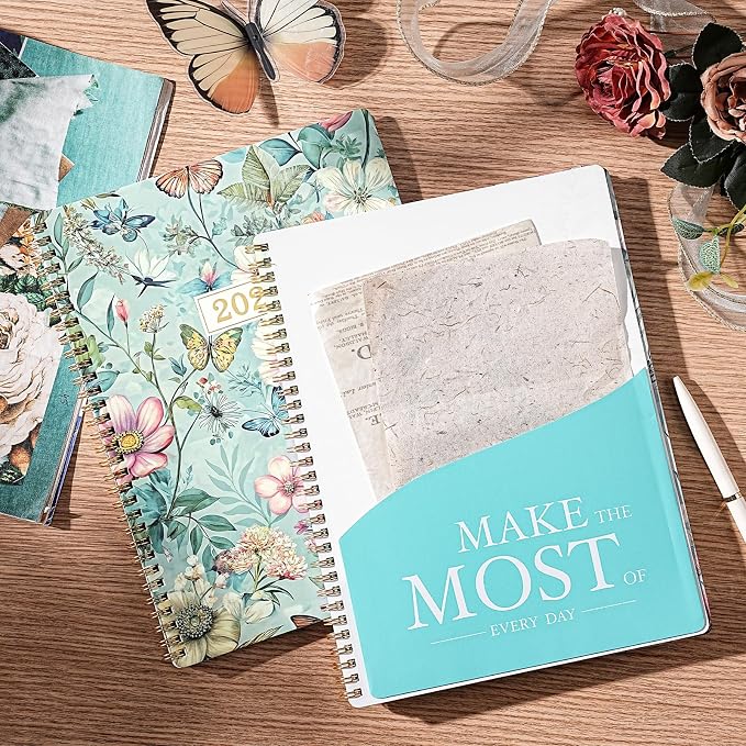 2027 Planner, 2027 Weekly and Monthly Planner, Jan 2027-Dec 2027, Planner with Calendar,Tabs, Twin-Wire Binding, Back Pocket, Holidays, 11'' x 9", Planners and Organizers for Office, Home, School