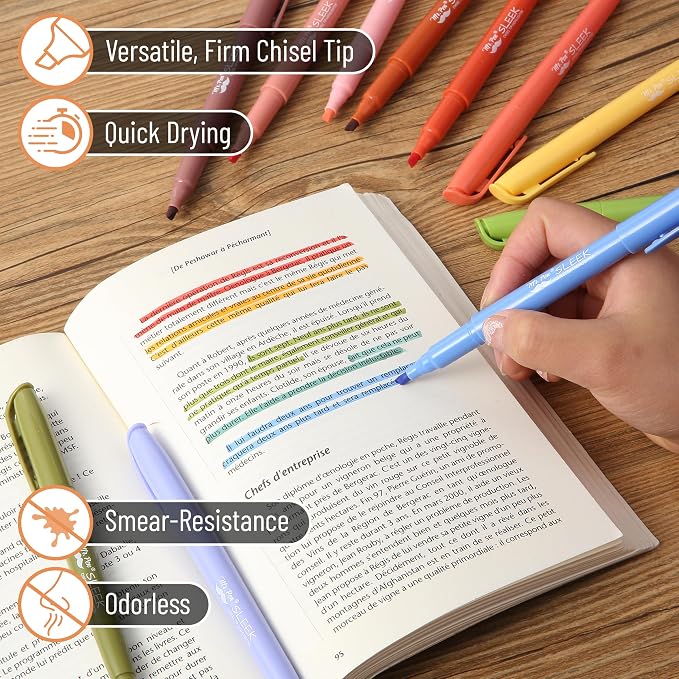 Mr. Pen- Highlighters, 36 Pack, Assorted Colors, Chisel Tip, Quick-Dry | Smear-Resistant, Odorless Highlighters for School, Office & Journaling