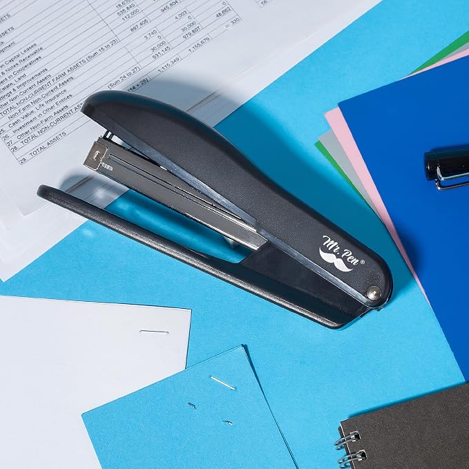 Mr. Pen- Staplers with 200 Staples, 20 Sheet Capacity, Pack of 2 | Staplers for Desk, Office Stapler, Desk Stapler, Stapler with Staples, Black Stapler, Paper Stapler, Stapler and Staples