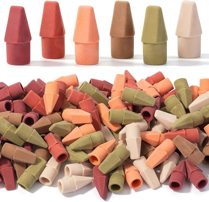 Mr. Pen- Pencil Erasers Toppers, 120 Pack, Colorful, Latex Free, No Smudge | Mr Pen Erasers for Pencils