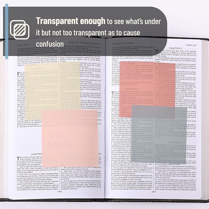 Mr. Pen- Transparent Sticky Notes, 3" x 3", 4 Pads, 200 Sheets | Vintage Colors, See Through Self-Adhesive Notes with Fineliner for Bible Journaling and Studying, Water-Resistant