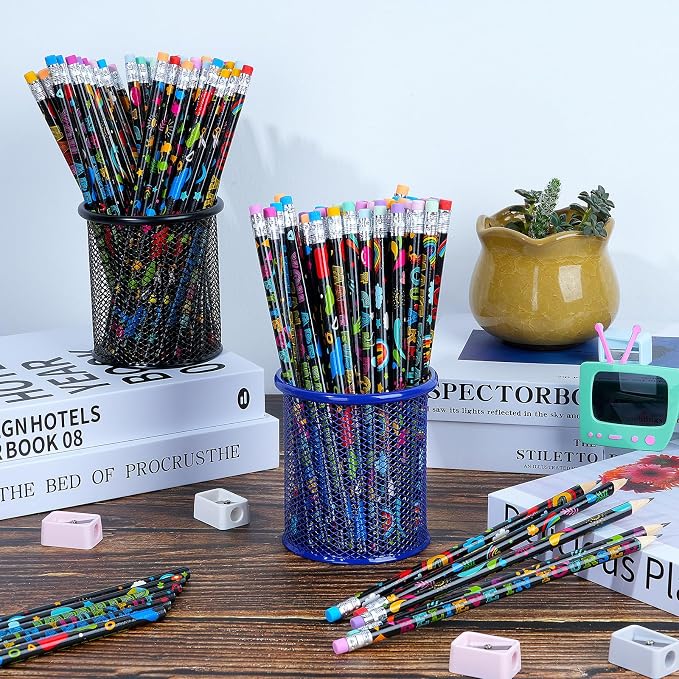 60 Pcs Motivational Pencils Bulk, Fun Inspirational School Pencils for Classroom, Cute Wood Pencils with Encourage Positive Sayings, Back to School Supplies for Kids Student Teacher Classroom Reward
