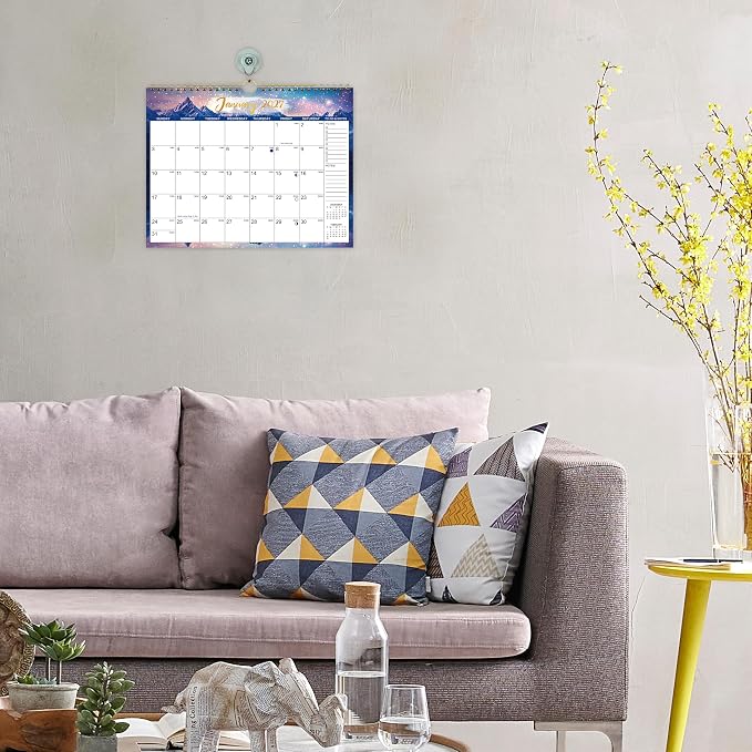 2027 Calendar - 2027 Wall Calendar, JAN 2027 - DEC 2027, 8.5" x 11" | 2027 Wall Calendar 12 Month with Hanging Hook, To-do & Notes, Perfect for Classroom, Home and Office Organization