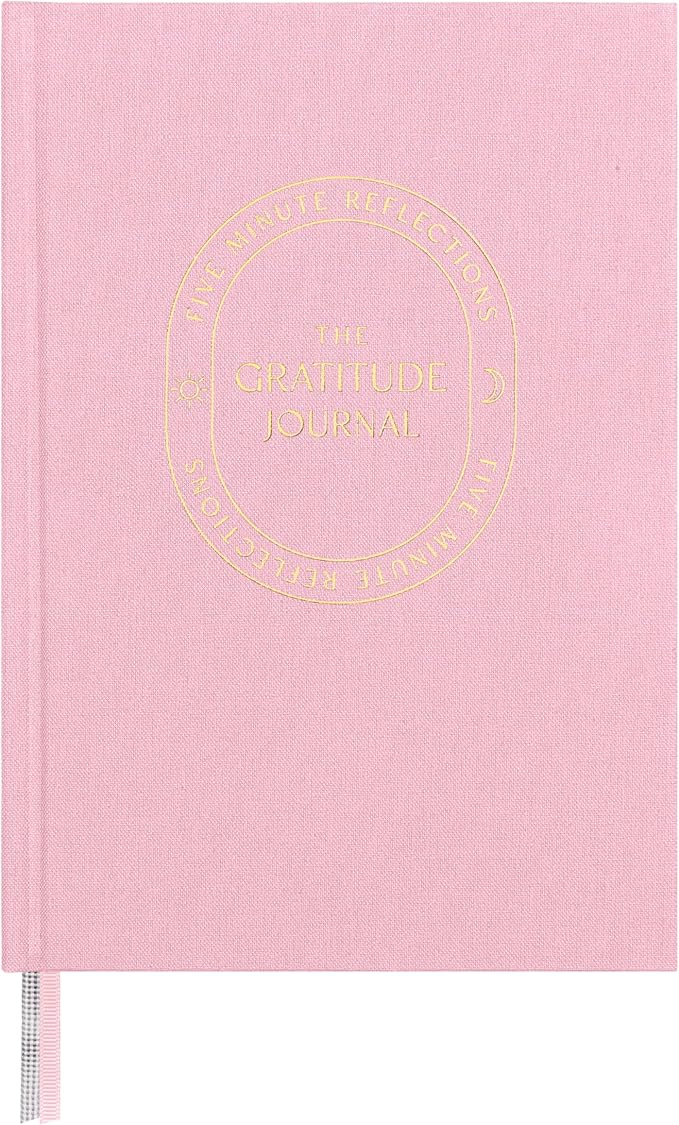 And Per Se Gratitude Journal – 5 Minute Daily Practice for Women with Prompts & Quotes – Undated Mindfulness & Happiness Notebook (Blush)