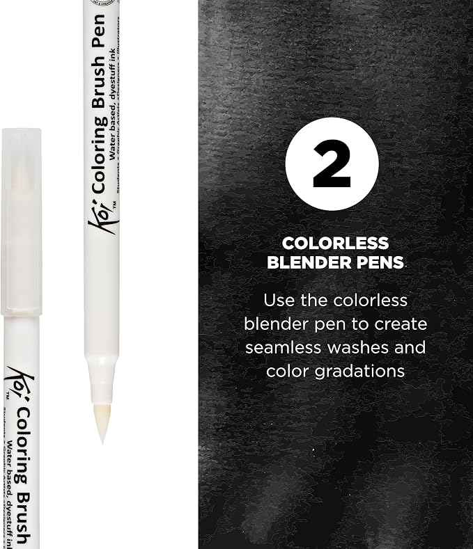 SAKURA XBR-Blend 2-Piece Blister Card Koi Colorless Blender Set
