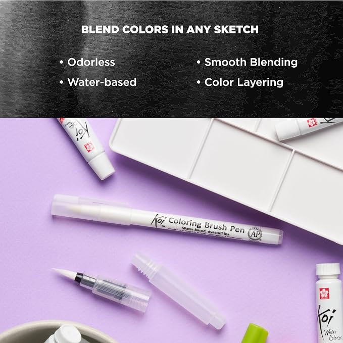 SAKURA XBR-Blend 2-Piece Blister Card Koi Colorless Blender Set