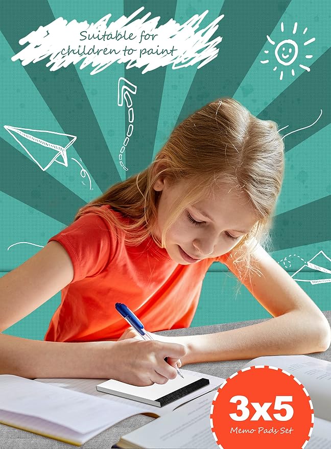 10 Pack Small Notepads Refills Grocery for List White Memo Pads 3x5 In Writing Notepad of Work Server Writing Note Pads with 50 Sheets Scratch Pads Paper in Each Pad Mini Pocket Notebook Refills Blank