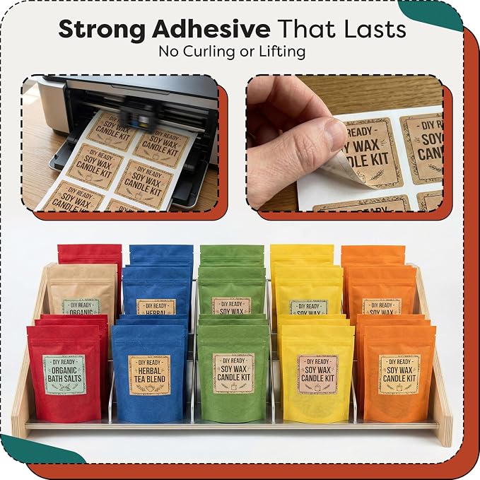 Shipping Labels, Address Labels for Laser Inkjet Printers, 1.75x0.5 Inches | Printable Custom Labels, Mailing Labels for Envelopes, File Folder-Aegis Adhesives Template R002 (200 Sheets, 16000 Stickers)