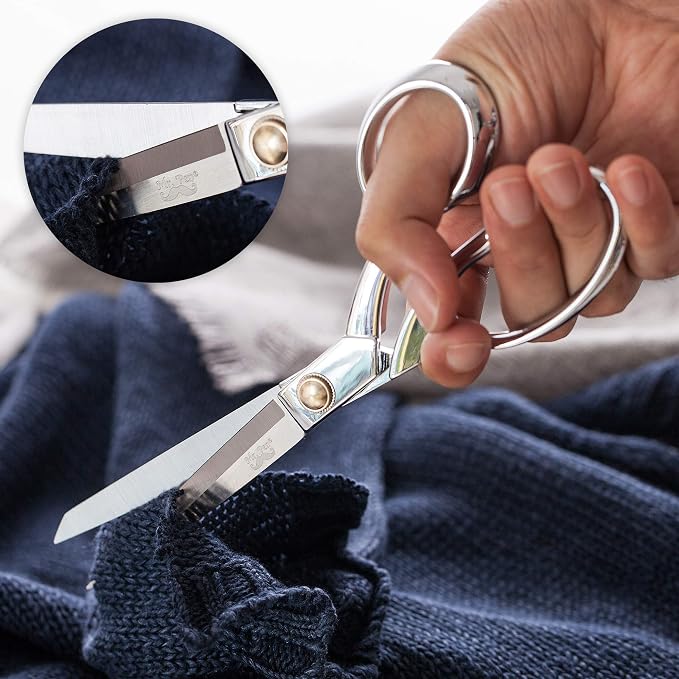 Mr. Pen- Premium Tailor Scissors, 8-Inch | Heavy Duty Carbon Steel Sewing & Fabric Scissors, Tailor Shears, Ultra-Sharp for Smooth Cutting