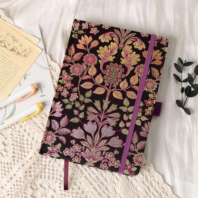 TIEFOSSI Lined Journal Notebook for Women Men, A5 Journals for Writing | 100gsm 316 College Ruled Pages Diary, Thick Paper, Perfect for Office & Home School Supplies, 8.4 X 5.8 In
