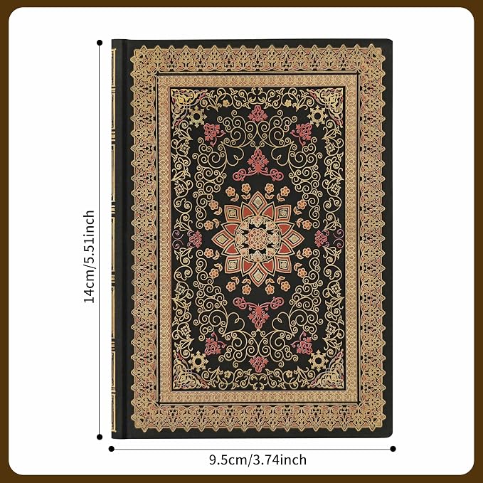 Mlife A6 Small Notebook,Lined Pocket Notebook Hardcover,Journaling Notebooks,192 Pages,100 GSM paper,3.74''* 5.5'',Mini Journal for Women and Man