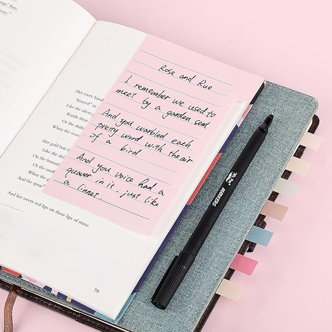 Mr. Pen- Sticky Notes Set, 410 Pack, Ruled | Dotted & Blank Notes with 150 Index Tabs, Divider Sticky Pads for Bible Study, Office, School, Planning
