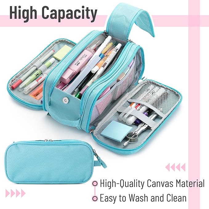 Mr. Pen- Large Capacity Pencil Case, Big Capacity Pencil Case | Big Pencil Pouch, Pencil Bag, Pen Case, Pen Pouch, Pen Bag, Pencil Pouches, Pencil Bags, Big Pencil Case, Large Pencil Case