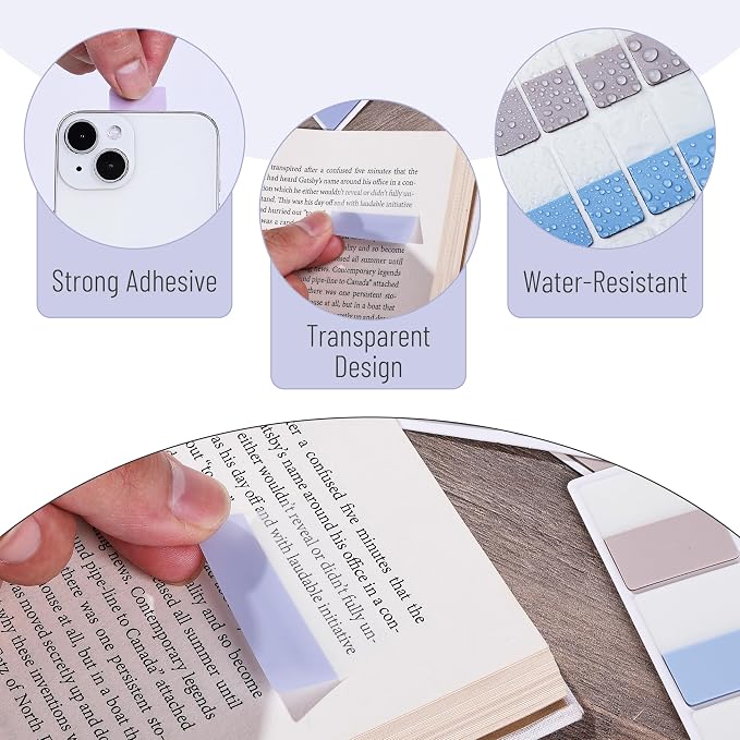 Mr. Pen- Sticky Index Tabs, 360 Pcs, Pastel Sticky Tabs for Notebooks | Page Markers, Page Tabs for Binders, Page Tabs Sticky Tabs for Books, Notebook Tabs, Book Sticky Tabs for Notebooks