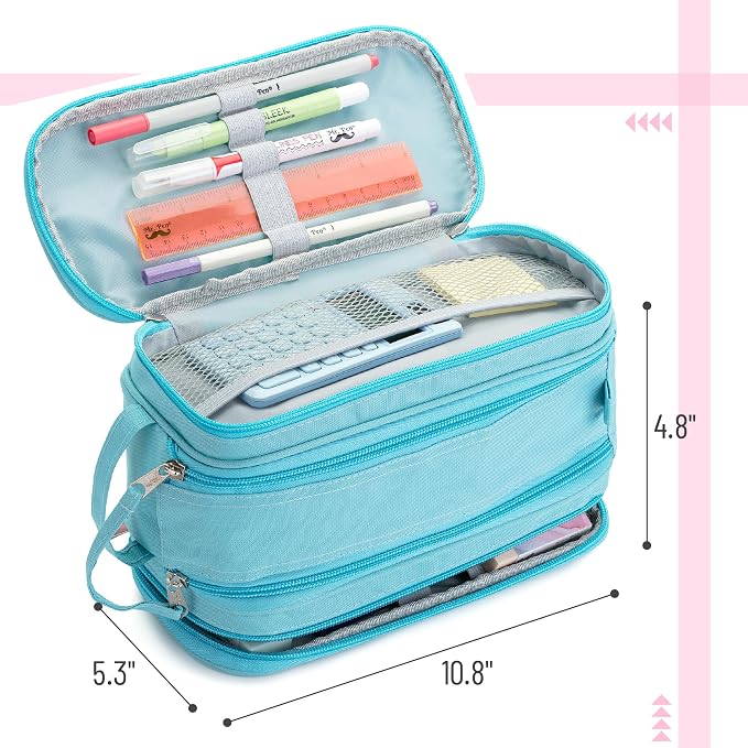 Mr. Pen- Large Capacity Pencil Case, Big Capacity Pencil Case | Big Pencil Pouch, Pencil Bag, Pen Case, Pen Pouch, Pen Bag, Pencil Pouches, Pencil Bags, Big Pencil Case, Large Pencil Case