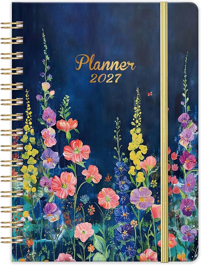 Planner 2027-2027 Planner Weekly and Monthly from January 2027 to December 2027, 6.4'' x 8.5'', with Thick Paper, Inner Pocket