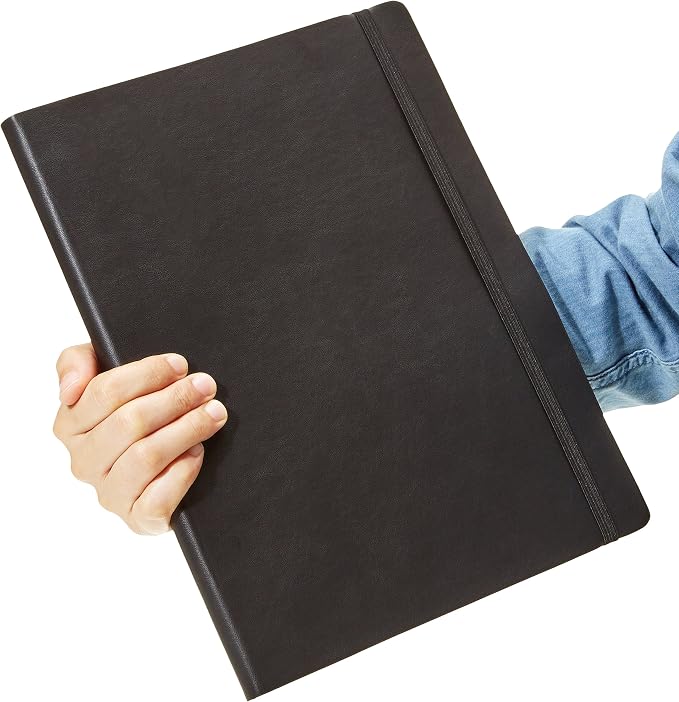 Amazon Basics(6 Months)Undated Planner - 8.5 Inch x 11 Inch, Soft Cover