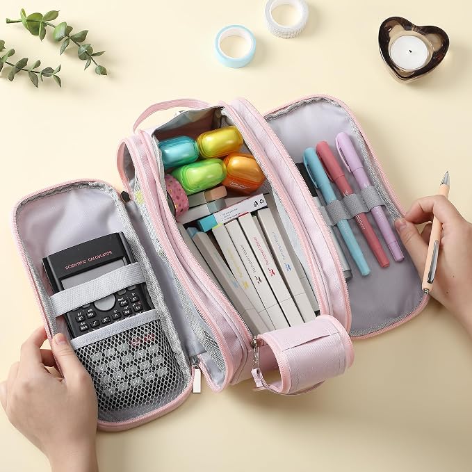 Mr. Pen- Large Capacity Pencil Case, Big Capacity Pencil Case | Big Pencil Pouch, Pen Pouch, Pen Bag