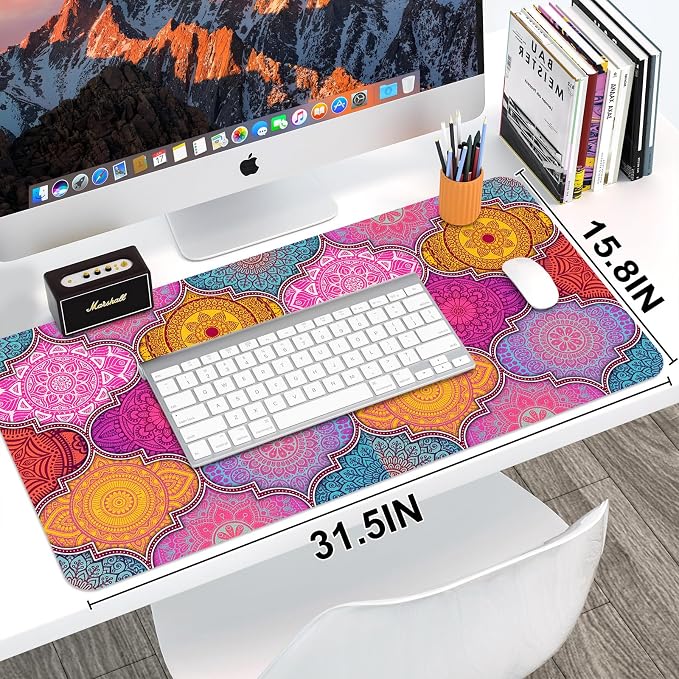 Desk Pad, Desk Matt for Desktop, Keyboard Mats for Desk, Large Desk Mat | Cork Desk Mat, Mouse Pads for Desk, Desk Pad Mat, Large Mouse Pad for Desk, Keyboard Mat, Computer Mats for Desktop