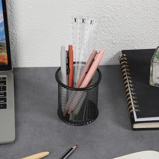 Mr. Pen- Plastic Ruler, 8 Inch, 3 Pack, Easy-to-Read Markings | Scratch-Resistant Design, Durable Clear Rulers for Crafting Office & School, School Supplies