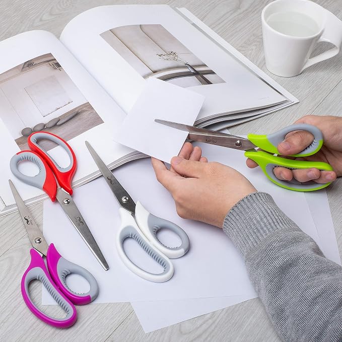 Mr. Pen- Multipurpose Scissors, 8 inch, Pack of 4, Scissor