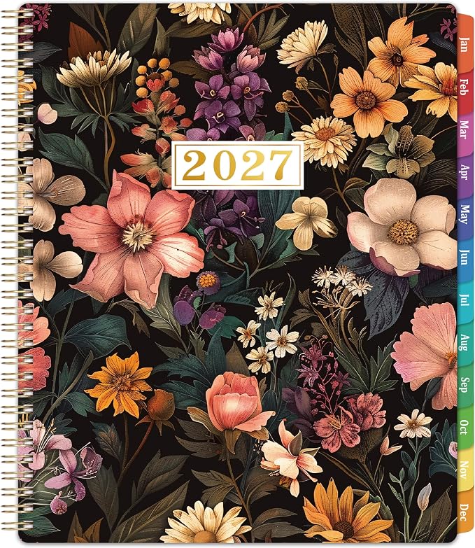 Indeme 2027 Planner, 2027 Planner Weekly and Monthly, Jan 2027 - Dec 2027, 11'' x 9", Calendar Planner, Colorful Monthly Tabs, Twin-wire Binding, Back Pocket, Holidays, Organization for Office Home School