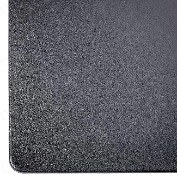 Dacasso Classic Black Leather 17" x 14" Luxury Conference Table Pad - Leather Desk Blotter for Writing - Boardroom Organization & Executive Desk Decor