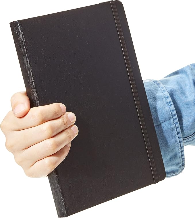 Amazon Basics(6 Months)Undated Planner - 5.8" x 8.25", Hard Cover