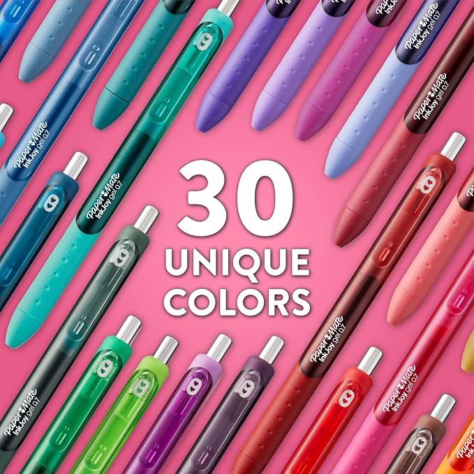 Paper Mate InkJoy Gel Pens, Retractable, Medium Point (0.7 mm),Office Supplies, Smooth, Colorful Ink, 36 Count (Pack of 6)