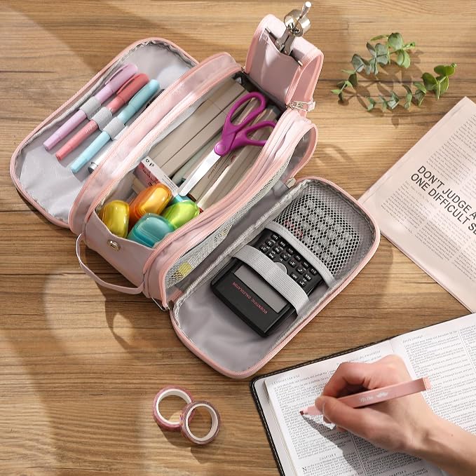 Mr. Pen- Large Capacity Pencil Case, Big Capacity Pencil Case | Big Pencil Pouch, Pen Pouch, Pen Bag