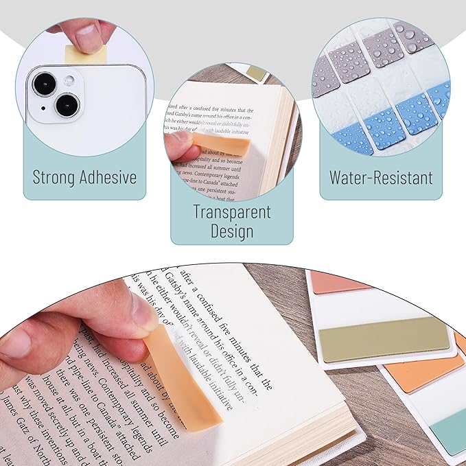 Mr. Pen- Sticky Index Tabs, 360 Pcs, Colorful Sticky Tabs for Notebooks | Page Markers, Page Tabs for Binders, Page Tabs Sticky Tabs for Books, Notebook Tabs, Book Sticky Tabs for Notebooks