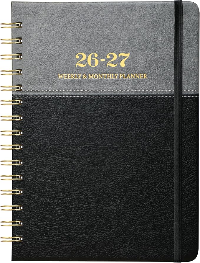 2026-2027 Planner - Weekly Monthly Calendar Planner 2026-2027, 6.4" x 8.5" | July 2026-June 2027, Academic Agenda with Elastic Closure, Inner Pocket