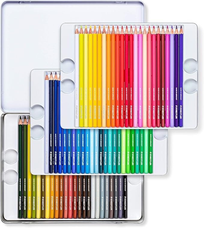 STAEDTLER 146C M72 Design Journey Colouring Pencils - Assorted Colours (Tin of 72)