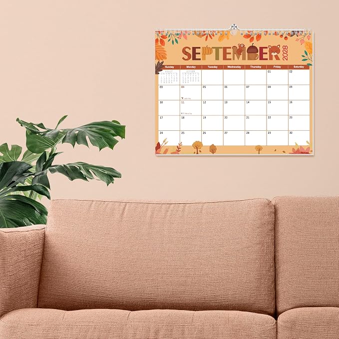 GuassLee Academic Wall Calendar 2026-2029, 36 Months Running from Jun. 2026 to May. 2029, 14" X 11" Paper Hanging Planner Wall with Thick Paper for Office Home Planning & Organizing
