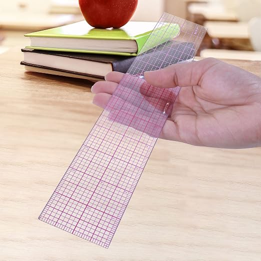 Westcott B-70 8ths Graph Beveled Ruler, 12 in