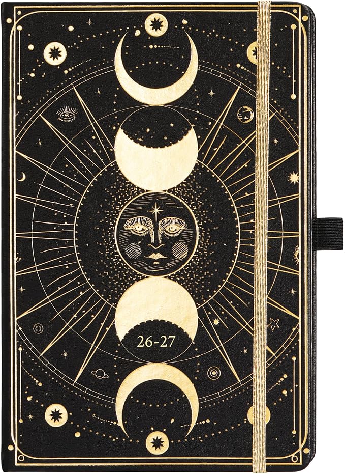 Planner 2026-2027 - Academic Planner 2026-2027, July 2026 - June 2027, 5.75" x 8.25", 2026-27 Weekly and Monthly Planner, Faux Leather planner 26-27 with Back Pocket & 40 Notes Pages