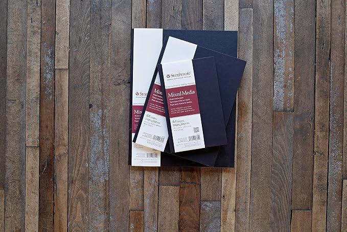 Strathmore 500 Series Hardcover Mixed Media Journal, 90 lb. Vellum Paper, 5.5 X 8.5 inches, 64 Pages (566-5)