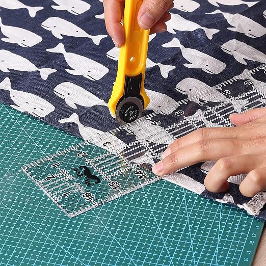 Mr. Pen- Sewing Ruler, 3 x17 Inch, Acrylic Quilting & Cutting Ruler, Non-Slip, Sewing Supplies