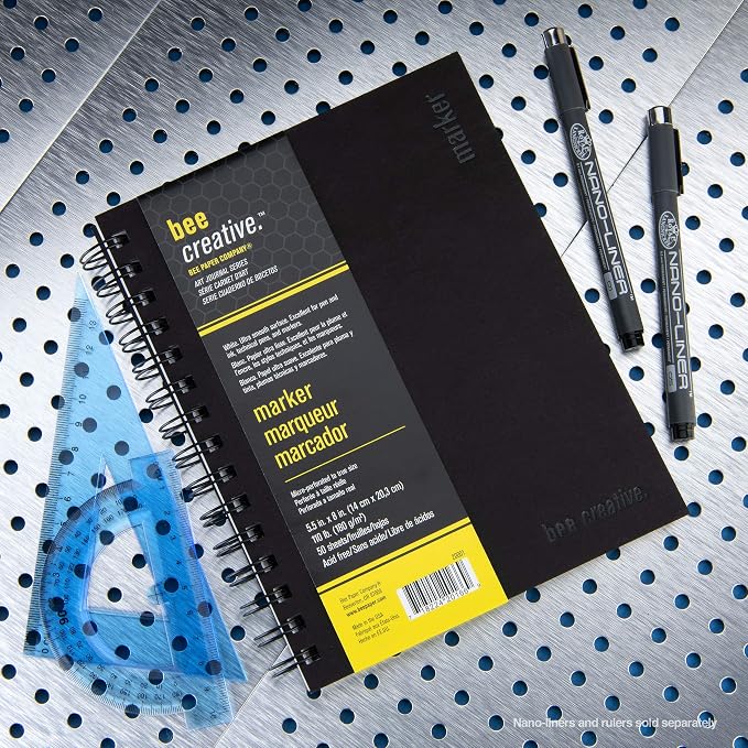 Bee Paper - 5.5" x 8" Creative Marker Drawing Journal